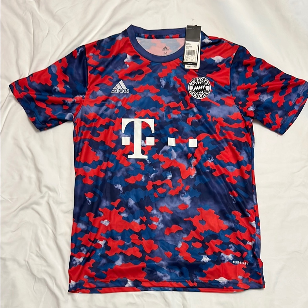 Adidas Red and Blue Dynamic Jersey